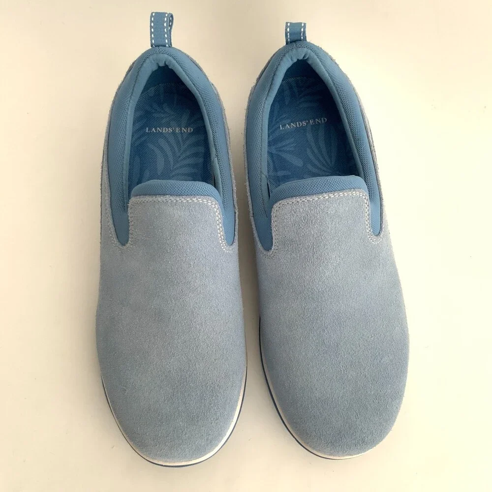 Lands End blue accent